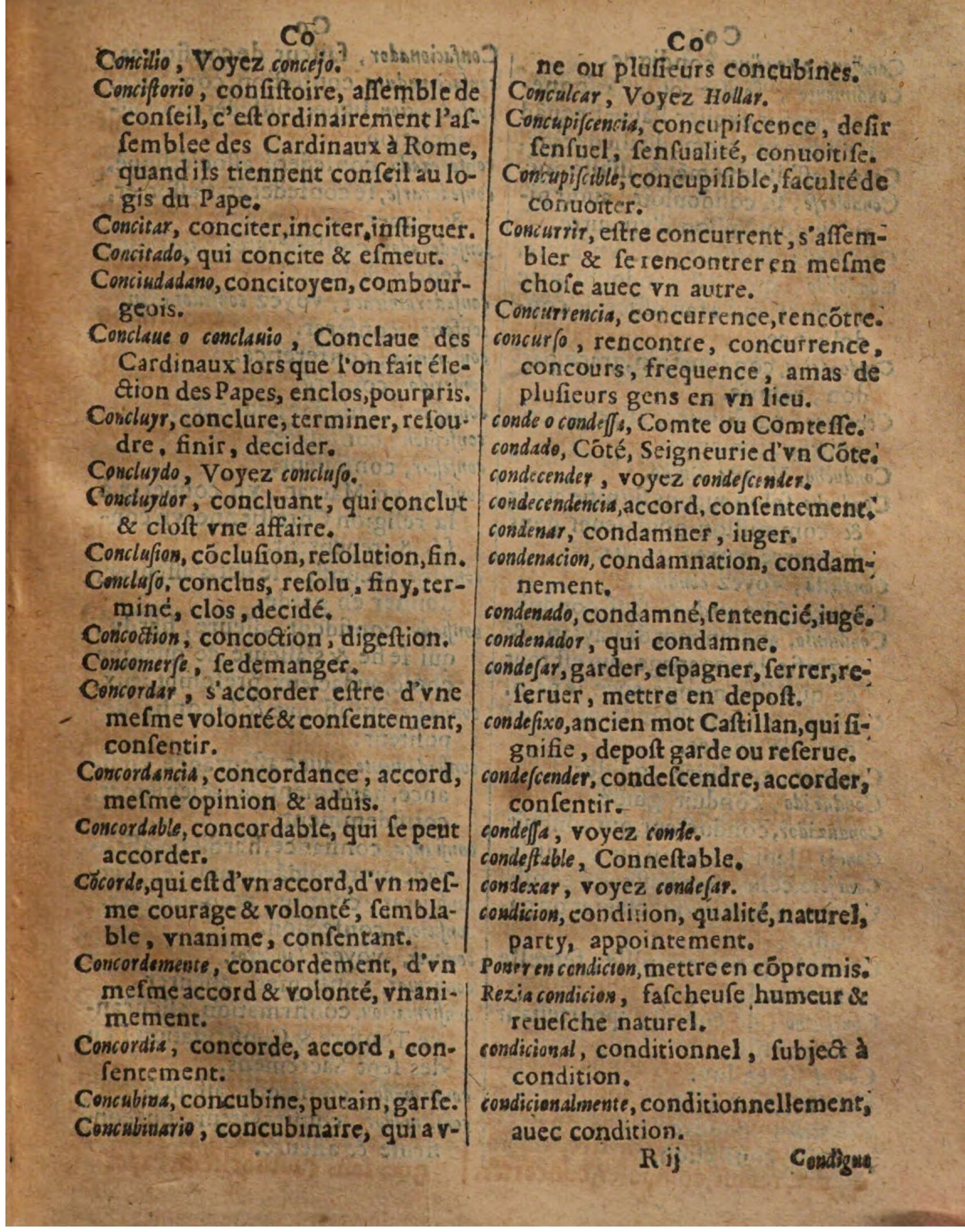 1625 - Hubert Antoine - Trésor des deux langues espagnole et française - Augsbourg