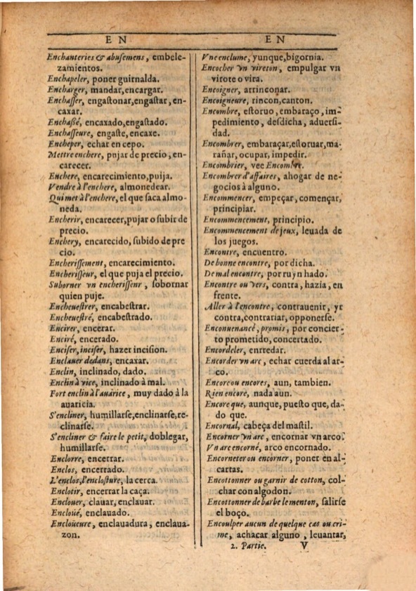1607 - Marc Orry - Trésor des deux langues espagnole et française (Première et Seconde parties) - ÖNB Wien