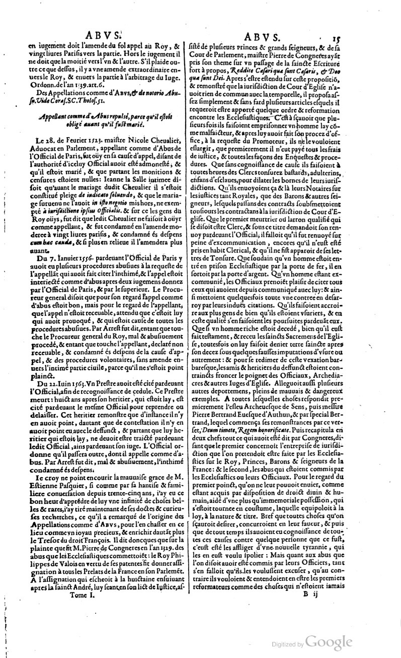 1629 - Veuve Nicolas Buon - Trésor du droit français (21754 T. 1) - BM Lyon