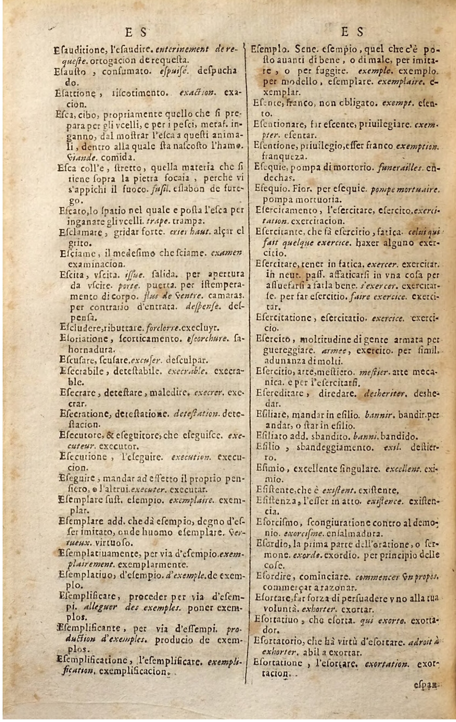 1627 - Jacques Crespin - Trésor des trois langues (Troisième partie) - Regensburg