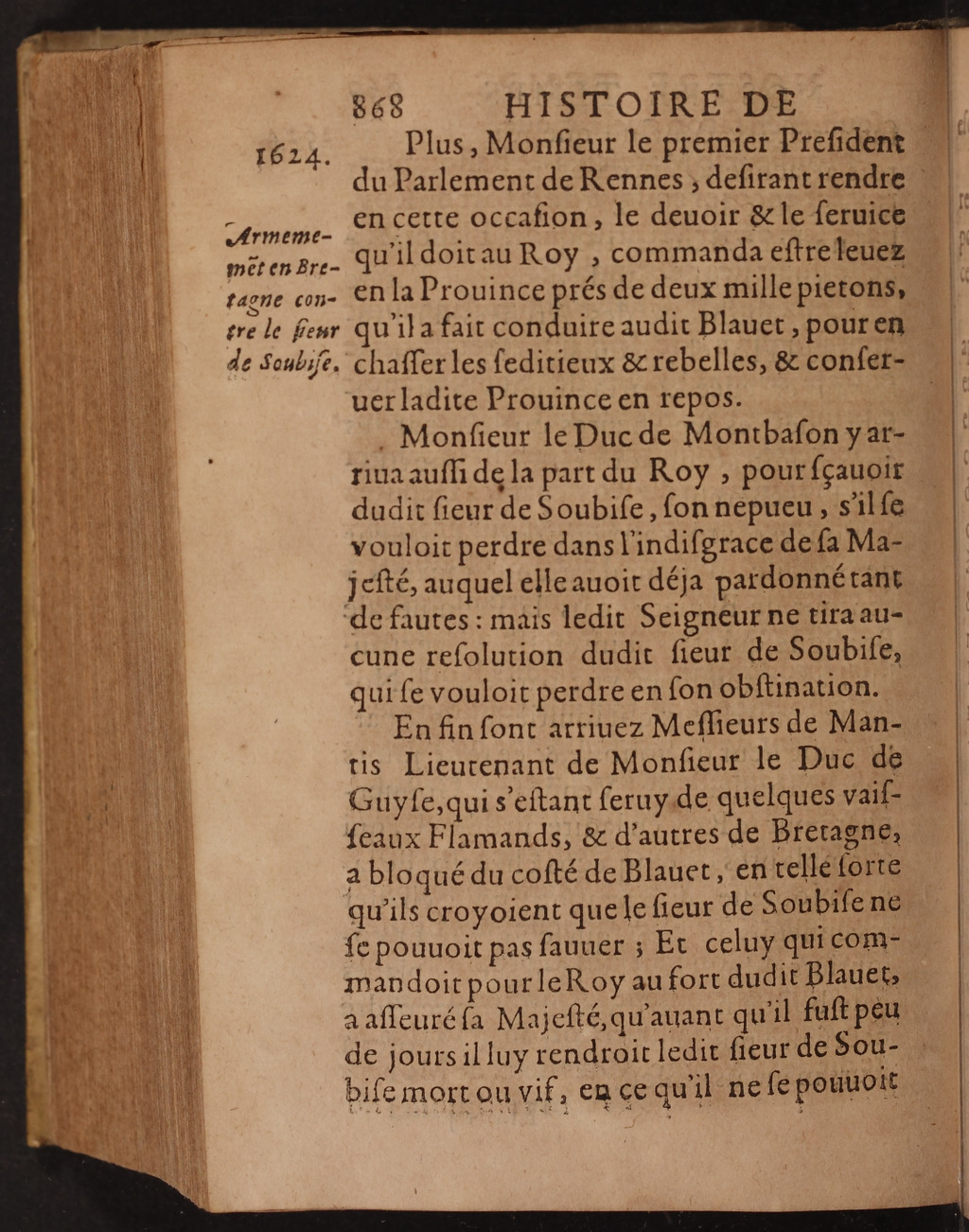 1626 - Joseph Bouillerot - Trésor de l’histoire générale de notre temps - BnF Arsenal