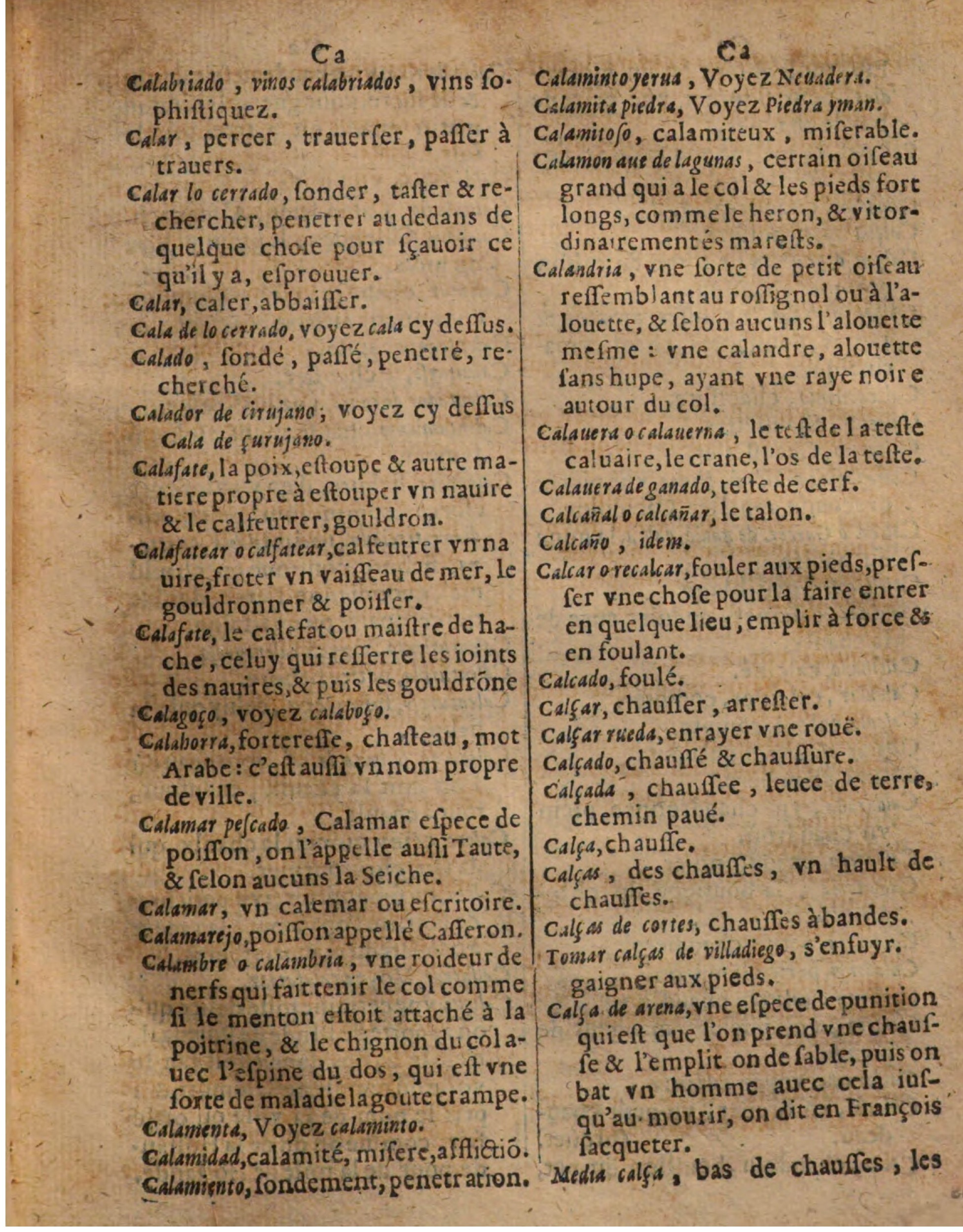 1625 - Hubert Antoine - Trésor des deux langues espagnole et française - Augsbourg