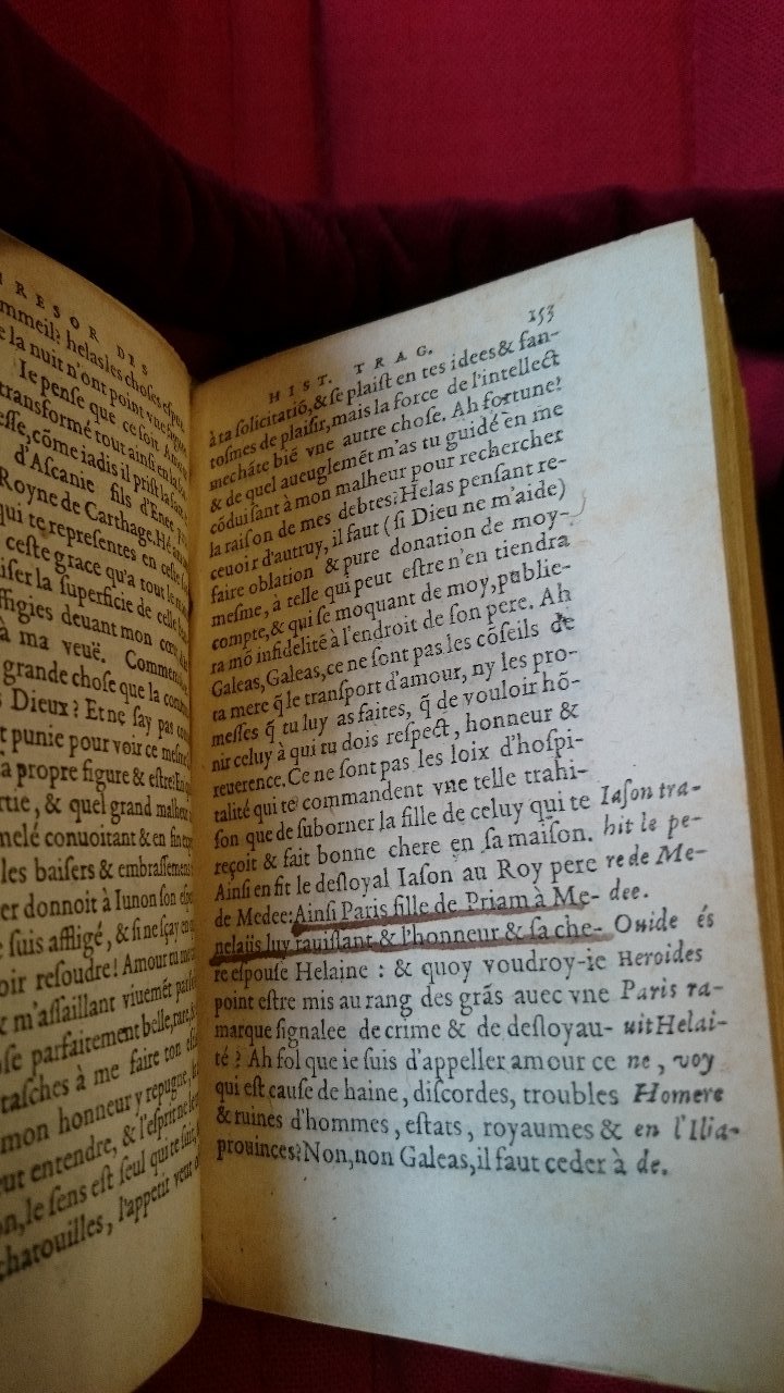 1581 - Pierre Le Voirier et Gervais Mallot - Trésor des histoires tragiques - BnF Richelieu 1581 - Pierre Le Voirier et Gervais Mallot - Trésor des histoires tragiques - BnF Richelieu