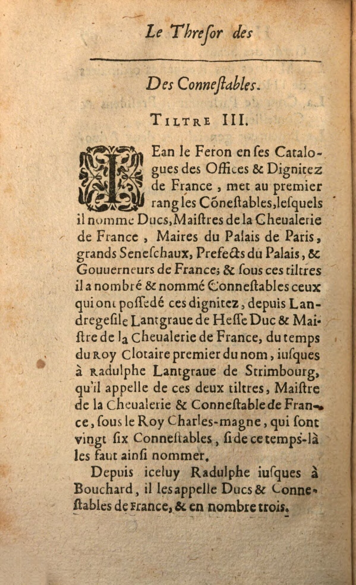 1639 - Jean Corrozet - Trésor des histoires de France - BSB Munich 1639 - Jean Corrozet - Trésor des histoires de France - BSB Munich
