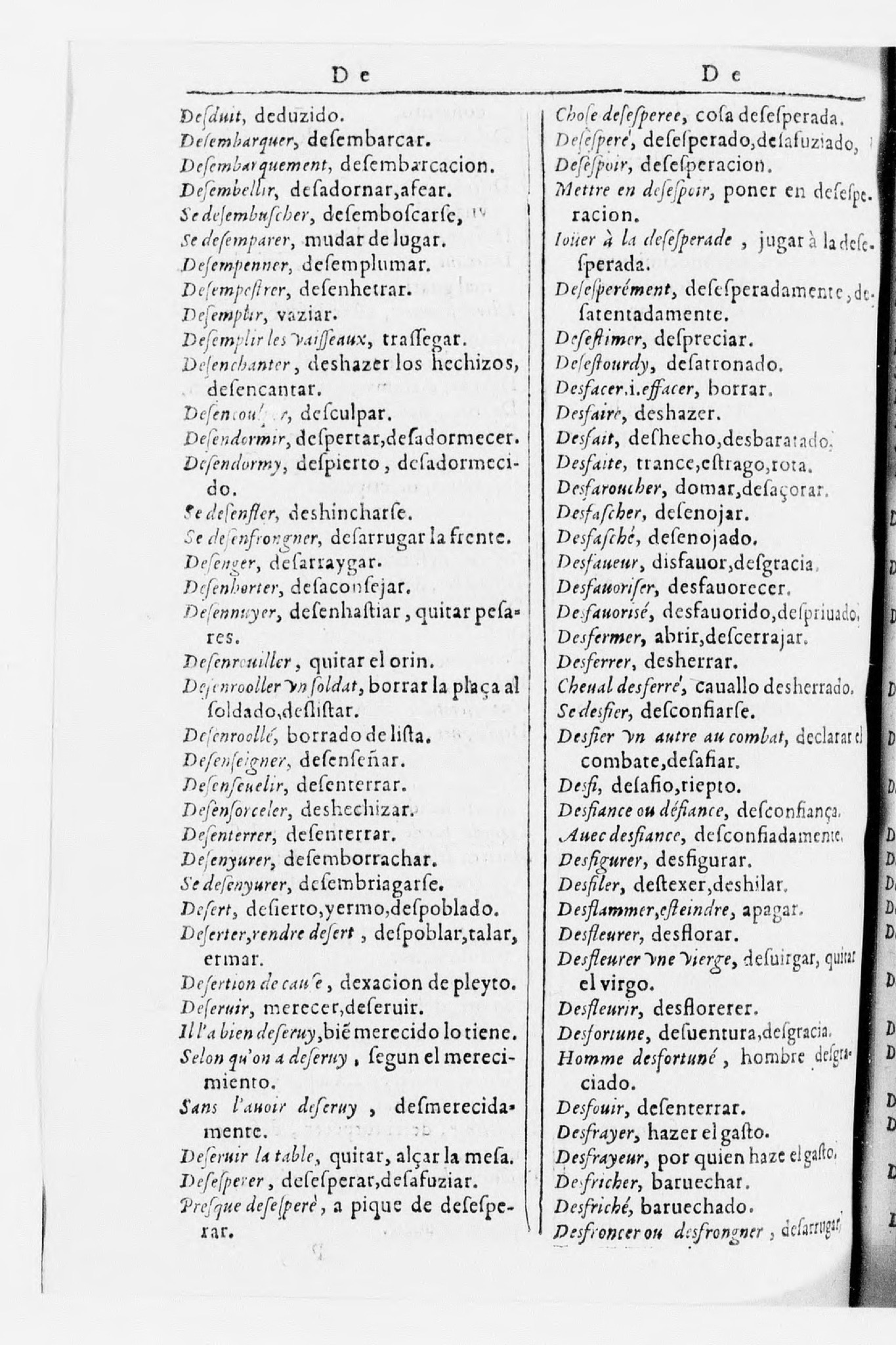 1616 - Veuve Marc Orry - Trésor des deux langues espagnole et française (Seconde partie) - BnF 1616 - Veuve Marc Orry - Trésor des deux langues espagnole et française (Seconde partie) - BnF