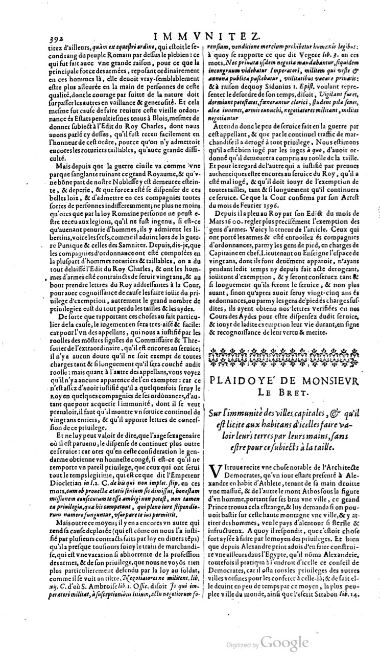 1629 - Veuve Nicolas Buon - Trésor du droit français (21754 T. 2) - BM Lyon 1629 - Veuve Nicolas Buon - Trésor du droit français (21754 T. 2) - BM Lyon