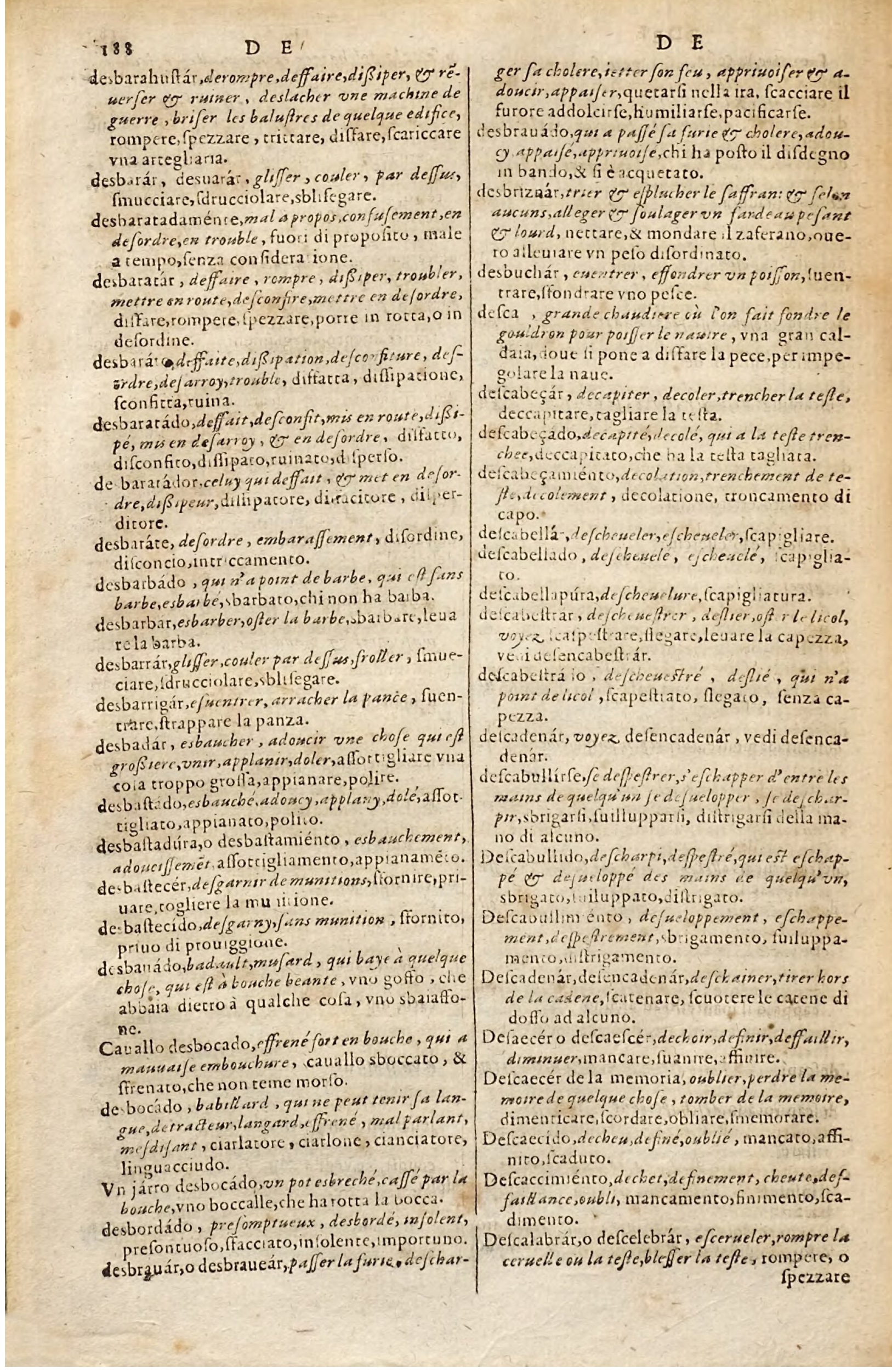 1627 - Jacques Crespin - Trésor des trois langues - Regensburg