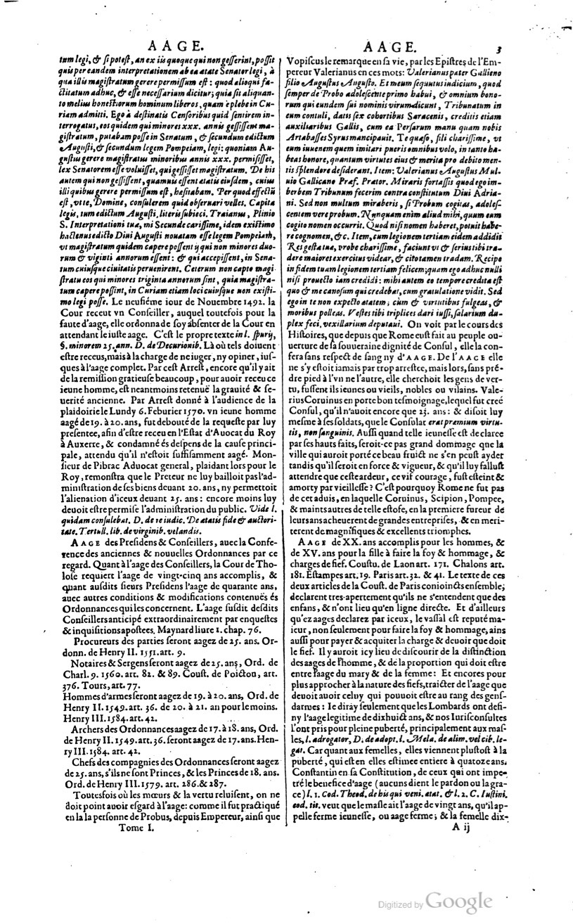 1629 - Veuve Nicolas Buon - Trésor du droit français (29620 T. 1) - BM Lyon