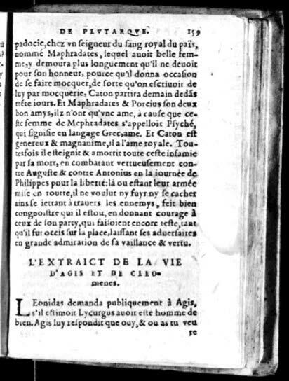 1574 - Benoît Rigaud - Trésor des vies de Plutarque - Avignon