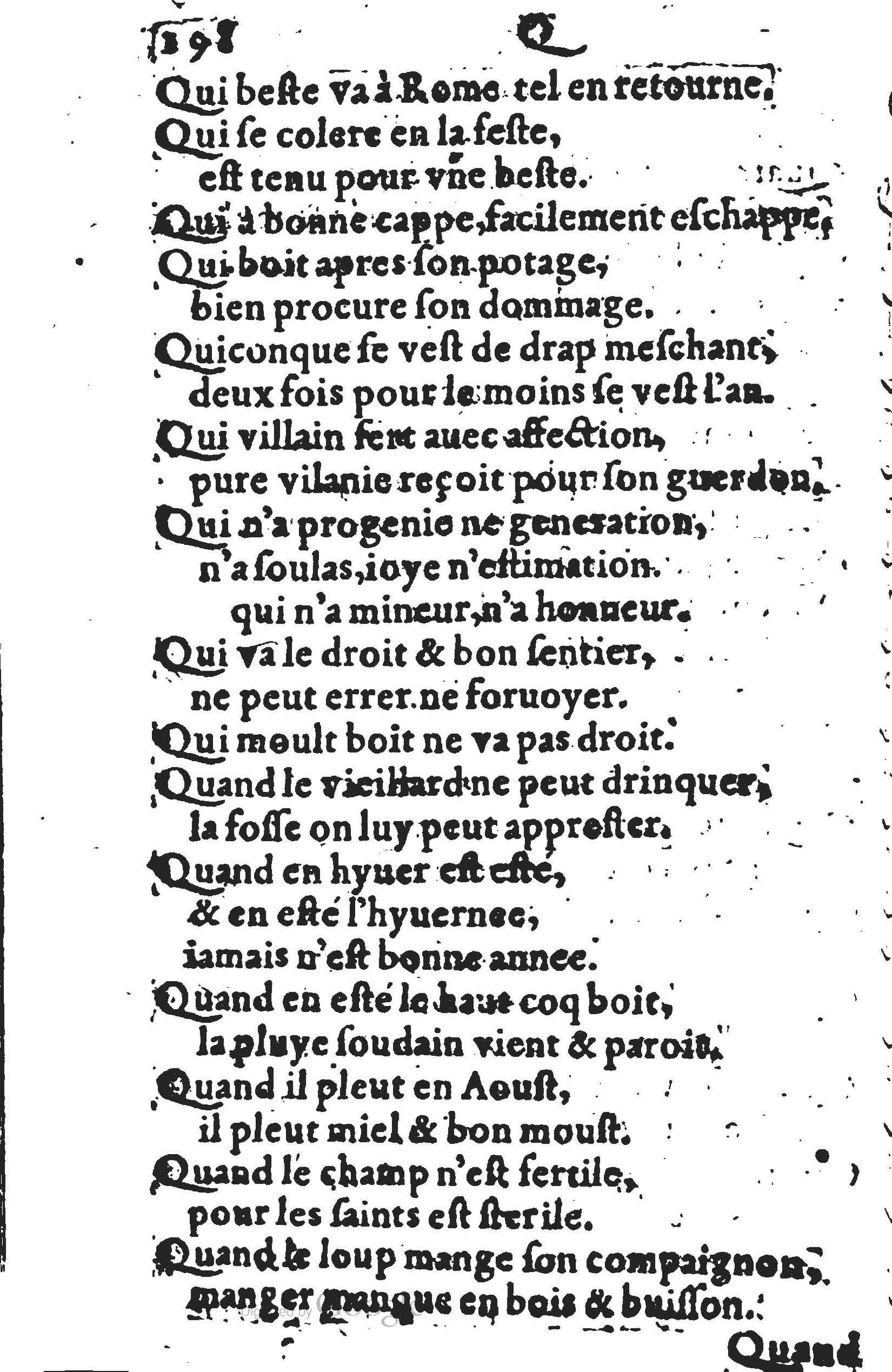 1578 - Nicolas Lescuyer - Trésor des sentences dorées - UGent