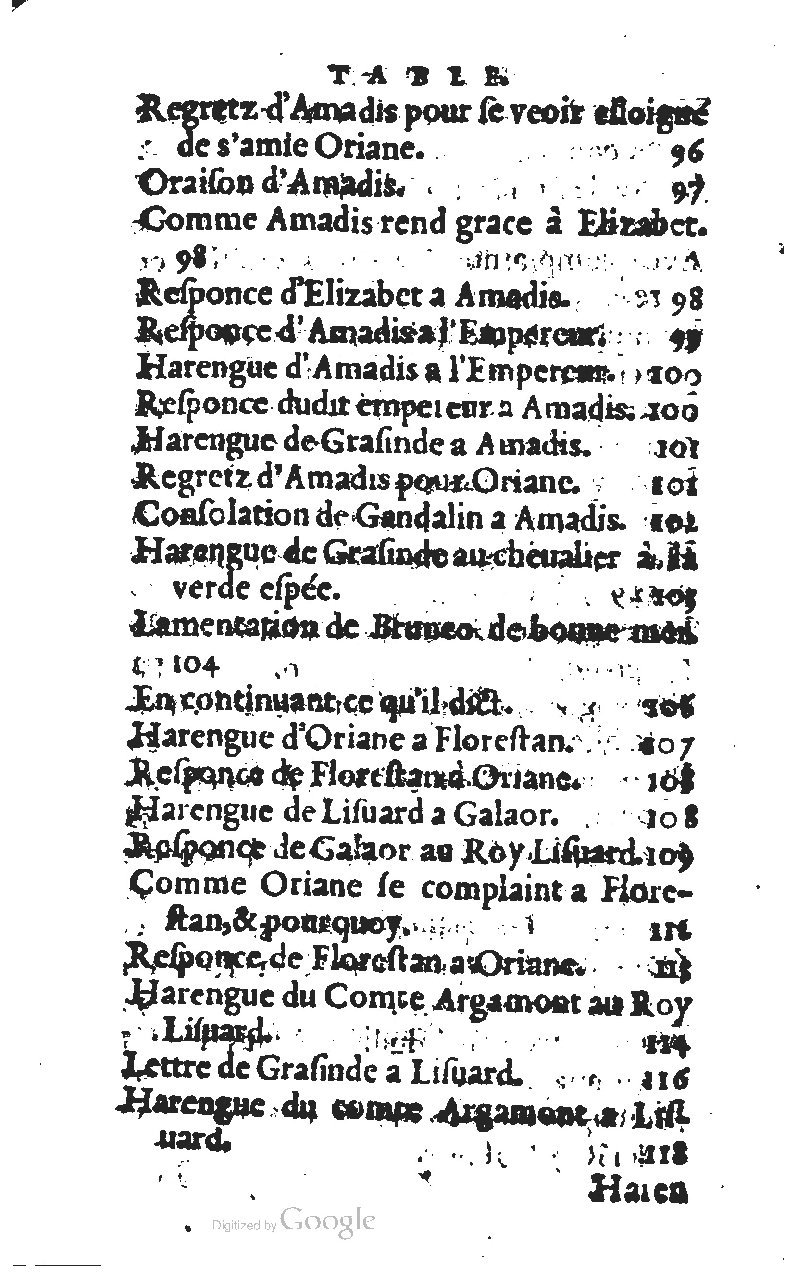 1567 - Jean Pygot - Trésor des Amadis - BM Lyon 1567 - Jean Pygot - Trésor des Amadis - BM Lyon