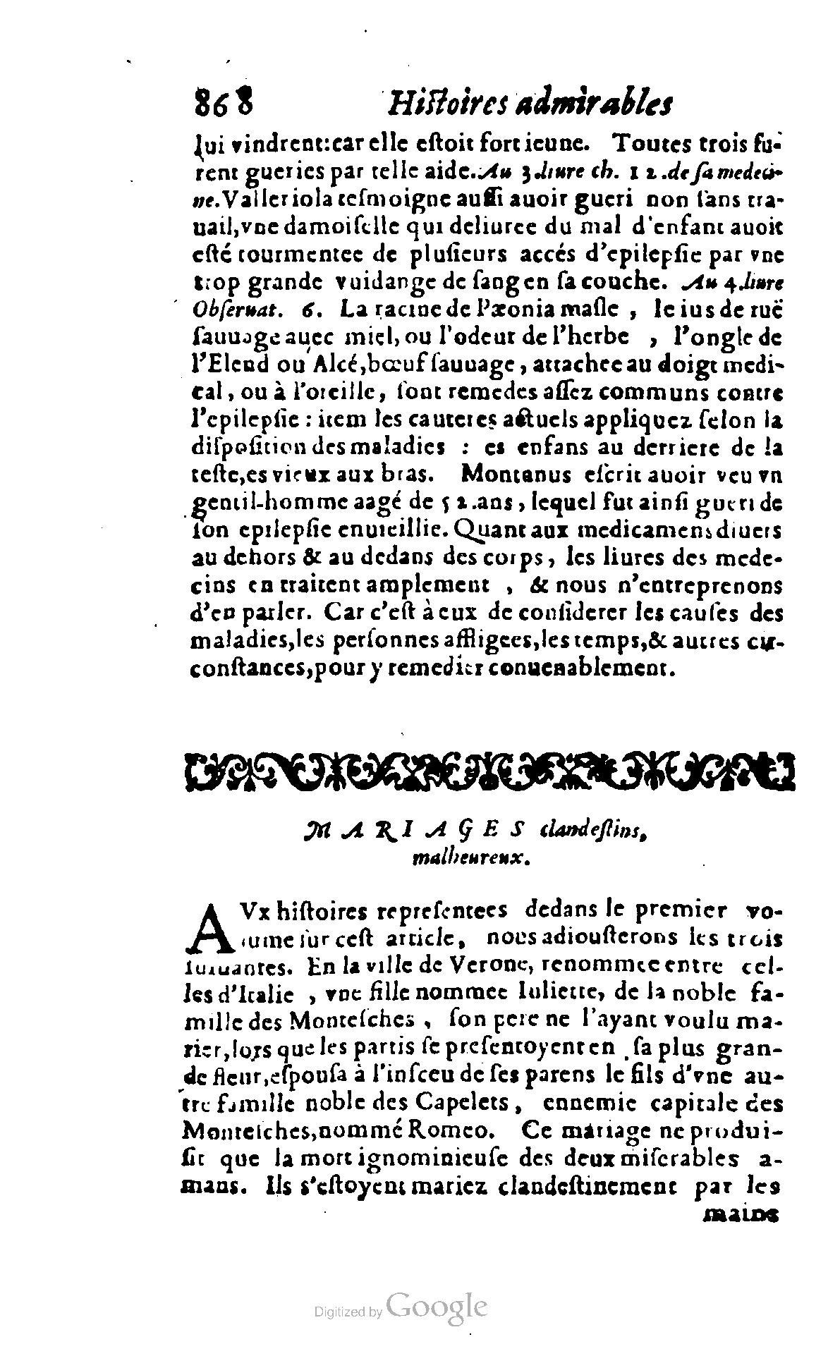 1620 - Samuel Crespin - Trésor d’histoires admirables et mémorables - BCU Lausanne