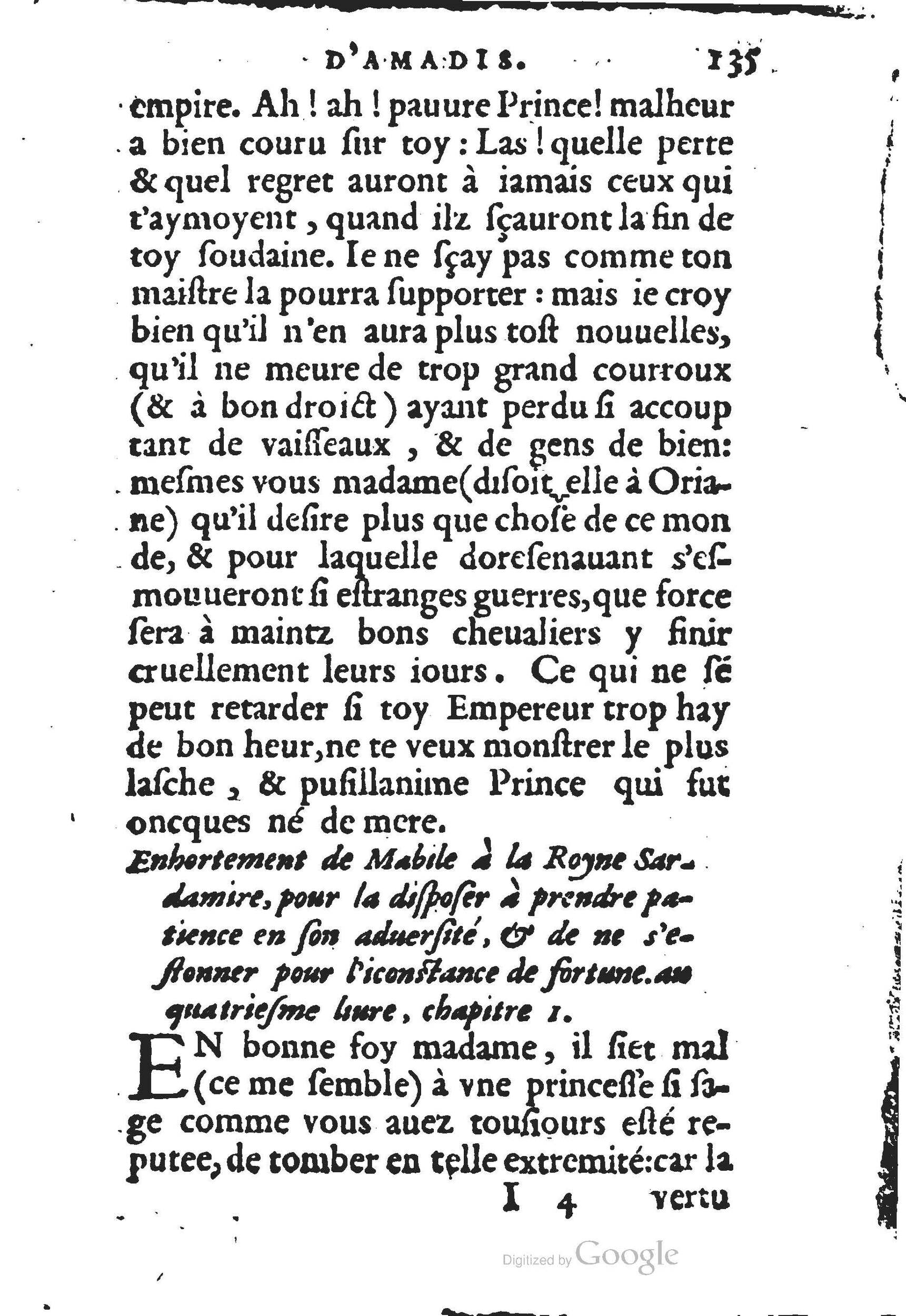 1560 - Jean d’Ogerolles et Gabriel Cotier Lyon - Trésor des Amadis - BSB Munich