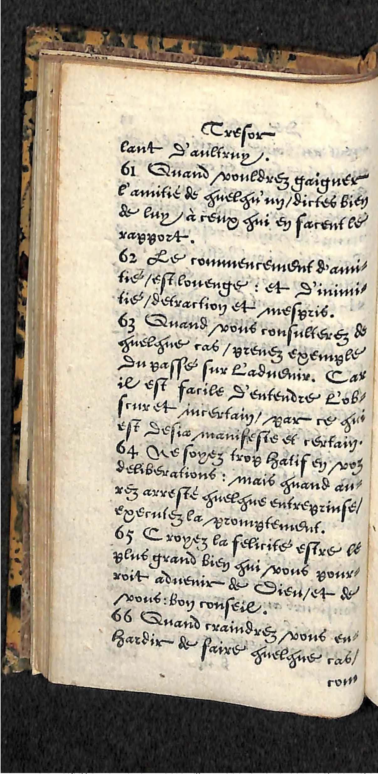 1560 - Hans de Laet - Trésor de vertu - Angers-archives