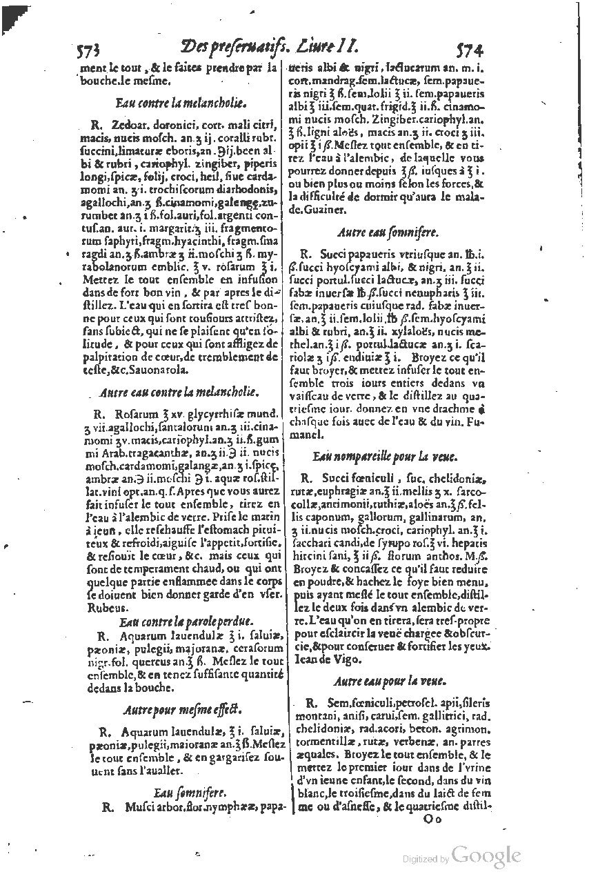 1616 - Étienne Gamonet - Grand trésor ou dispensaire - BSB Munich