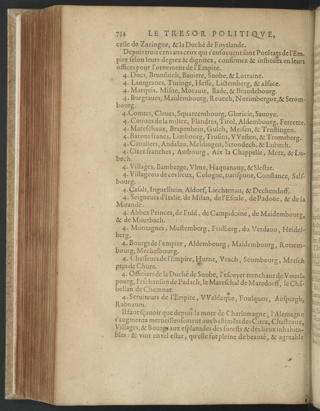 1608 - Nicolas Du Fossé - Trésor politique - BnF Tolbiac