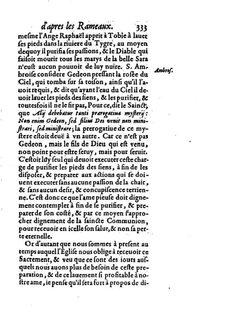 1607 - Nicolas Du Fossé - Trésor quadragésimal - T 02 - BM Lyon 1607 - Nicolas Du Fossé - Trésor quadragésimal - T 02 - BM Lyon