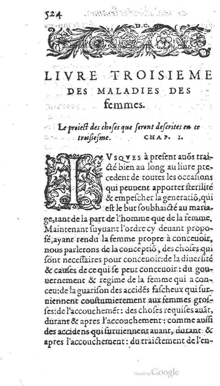 1585 - Jacques du Puis - Trésor des remèdes secrets pour les maladies des femmes - BnF