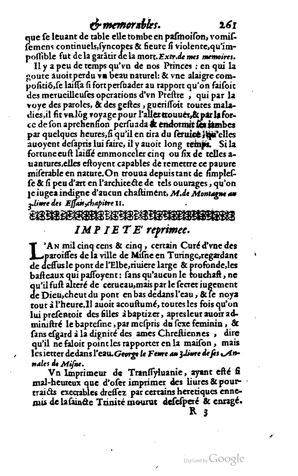 1620 - Samuel Crespin - Trésor d’histoires admirables et mémorables - BCU Lausanne