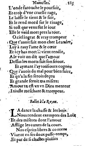 1623 - Jacques Cailloüé - Trésor ou recueil des chansons amoureuses - British Library
