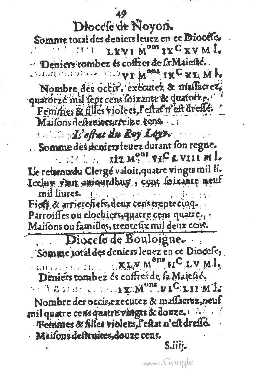 1581 - s.n. - Secret des trésors de France (Livre II) - BSB Munich