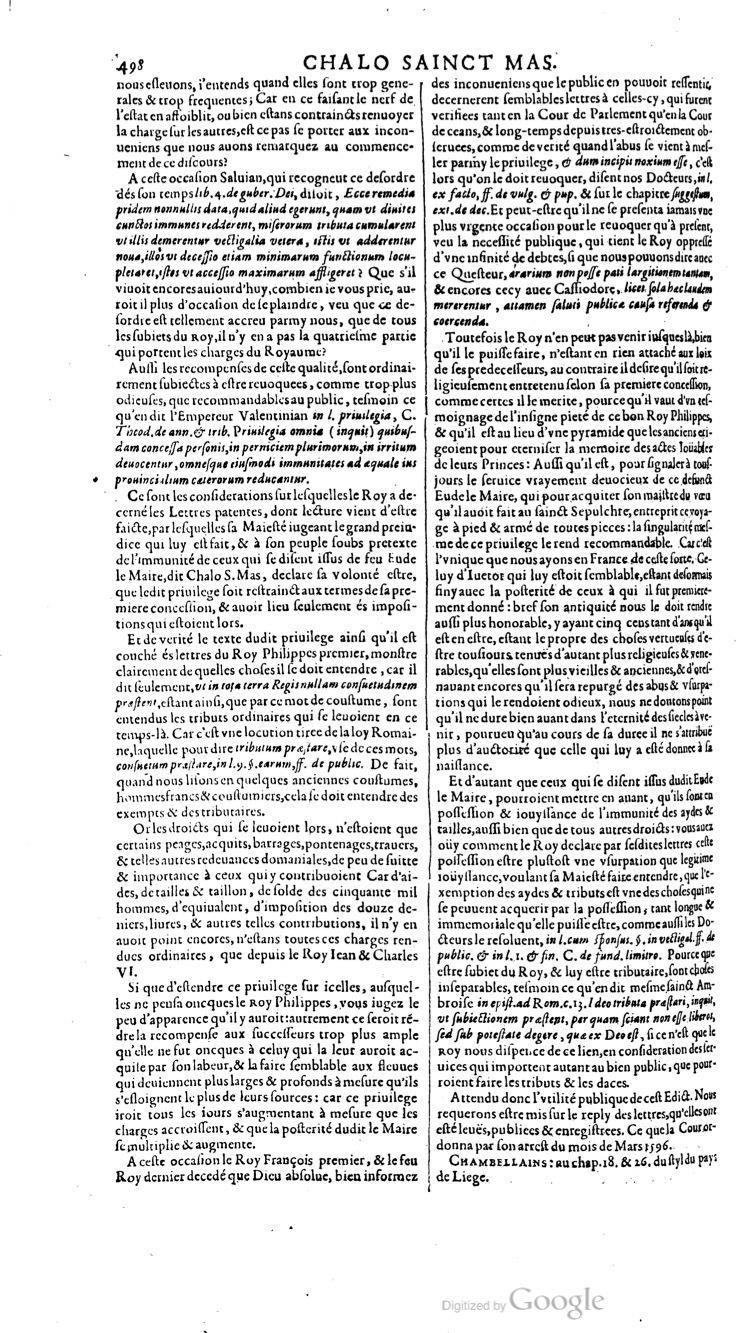 1629 - Veuve Nicolas Buon - Trésor du droit français (29620 T. 1) - BM Lyon
