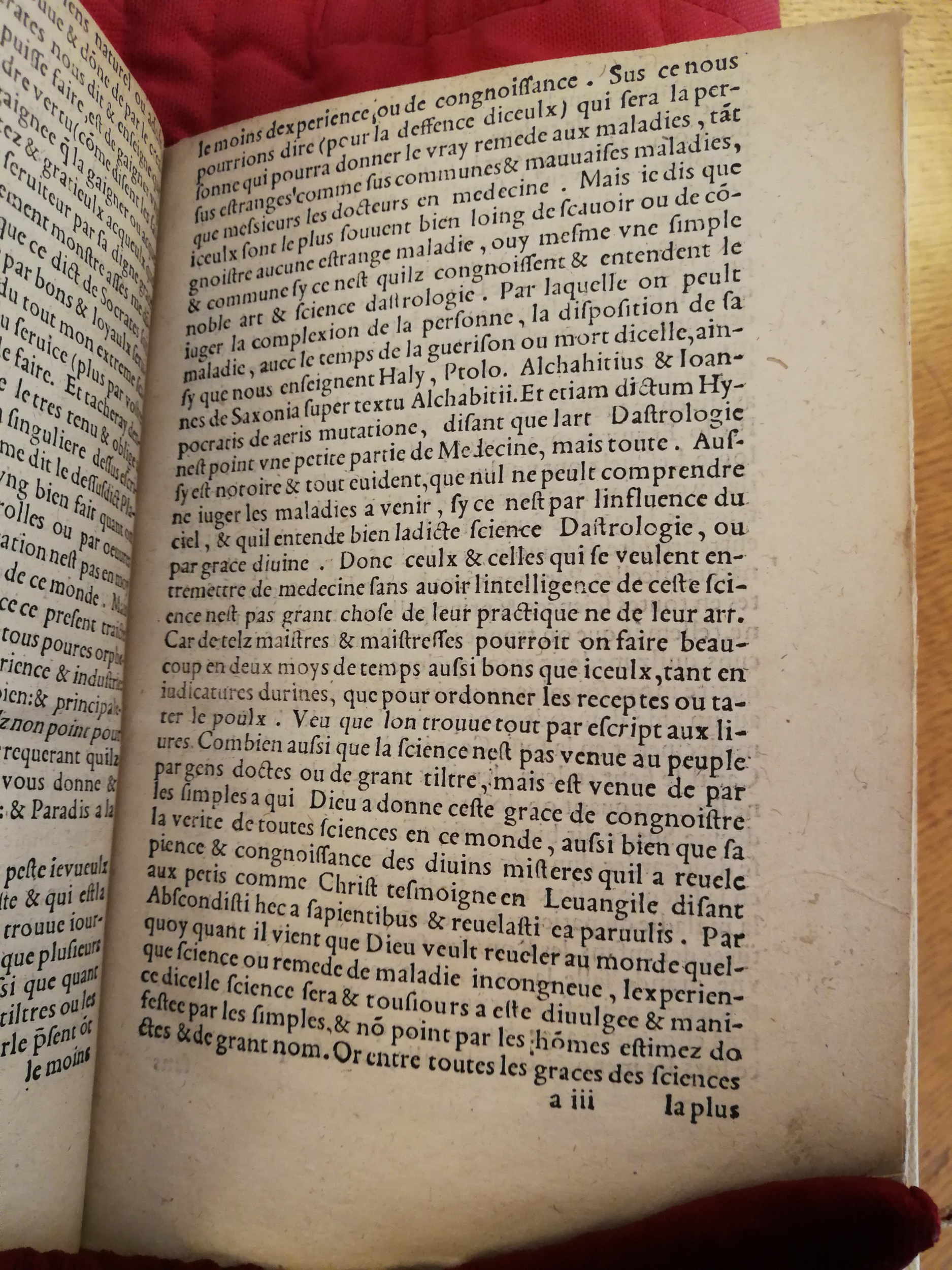 1544 - [Guillaume Bossozel] - Trésor du remède préservatif contre la peste - Bibliothèque Sainte-Geneviève