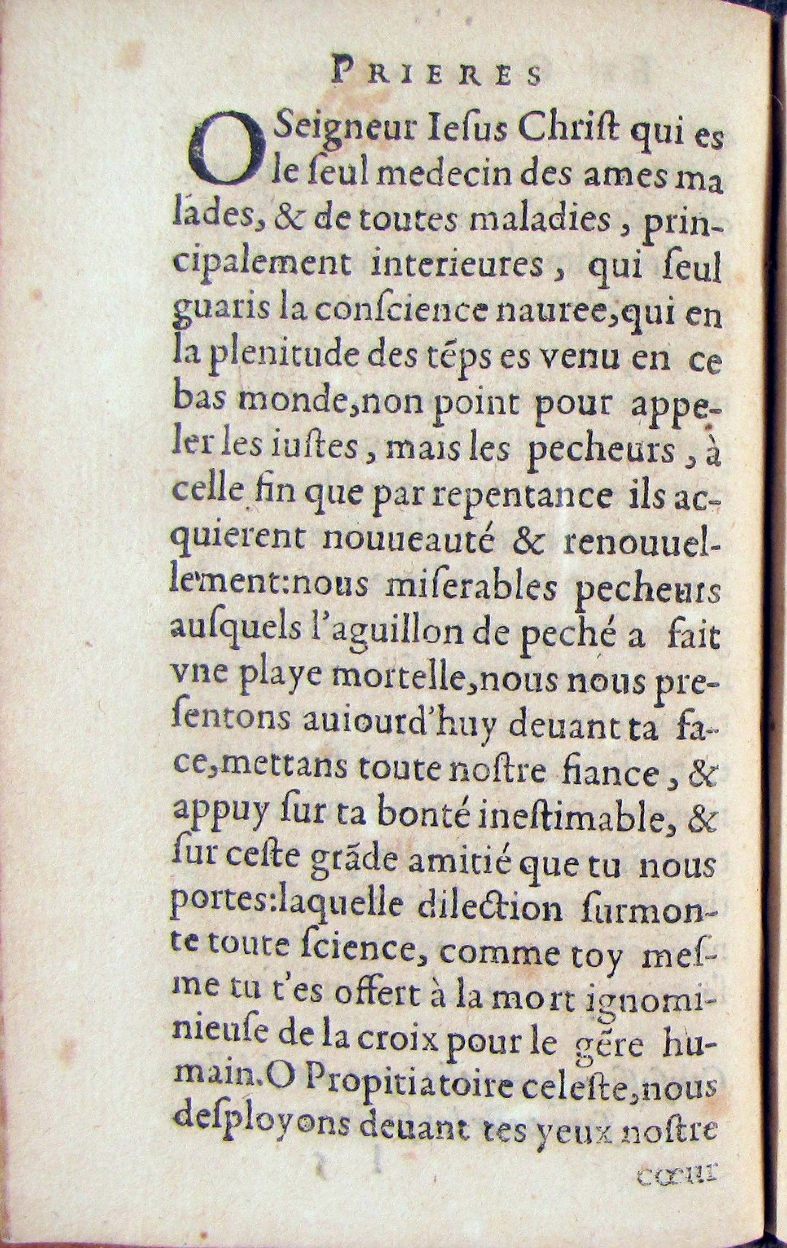 1572 - Antoine Certia - Trésor des prières, oraisons et instructions chrétiennes - Nîmes