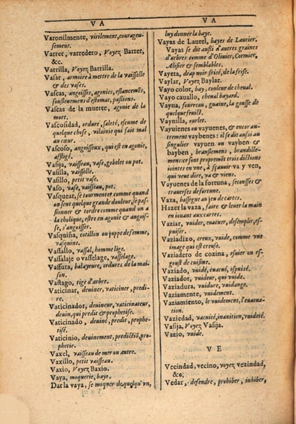 1607 - Marc Orry - Trésor des deux langues espagnole et française (Première et Seconde parties) - ÖNB Wien