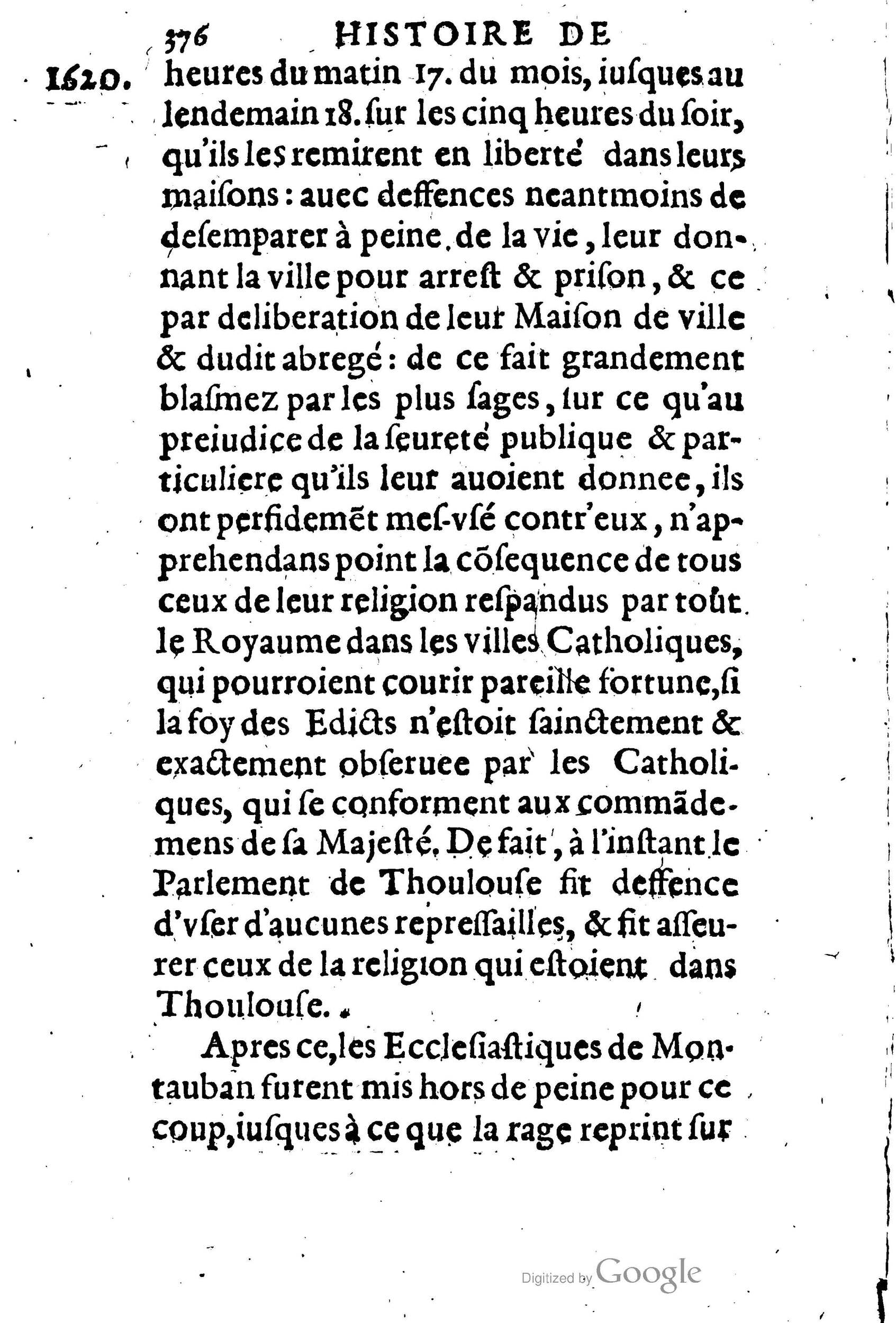 1623 - Joseph Bouillerot - Trésor de l’histoire générale de notre temps - BM Lyon