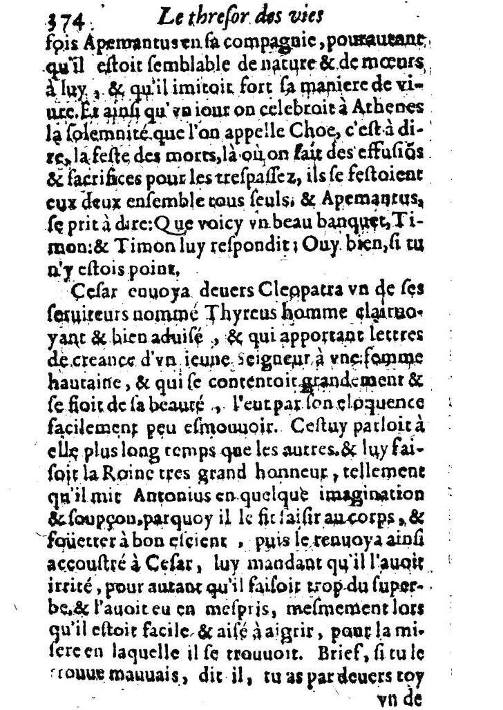 1611 - Pierre Rigaud - Trésor des vies de Plutarque - BM Lyon