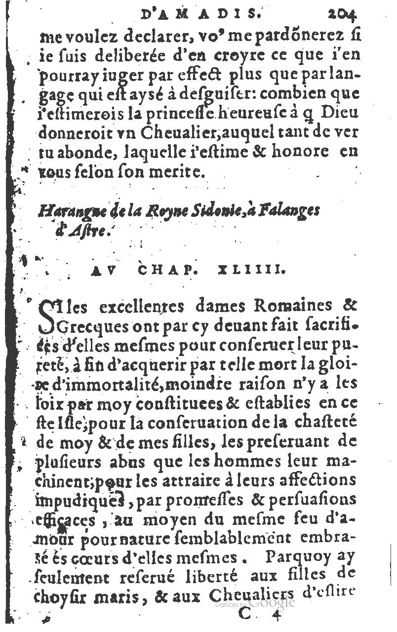 1582 - Jean Huguetan - Trésor des Amadis T. 1 - BM Lyon