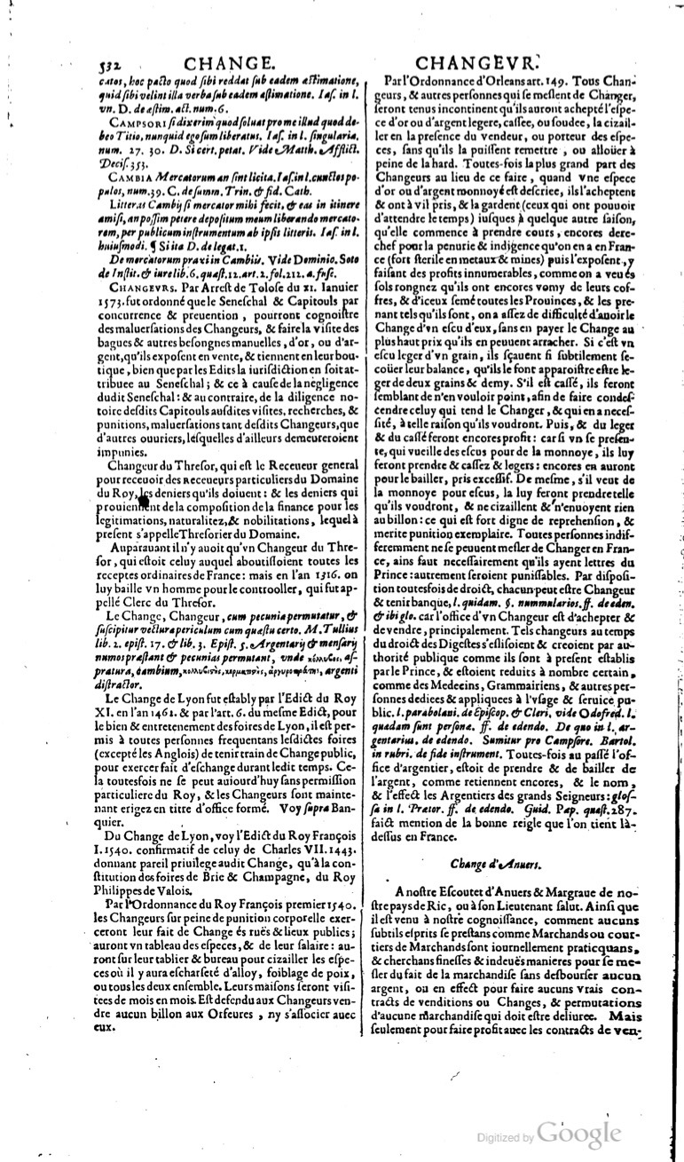 1629 - Veuve Nicolas Buon - Trésor du droit français (29620 T. 1) - BM Lyon