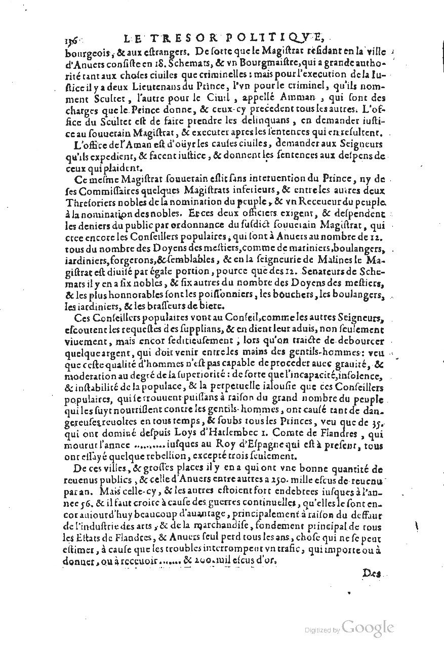 1611 - Pierre Chevalier - Trésor politique - UGent