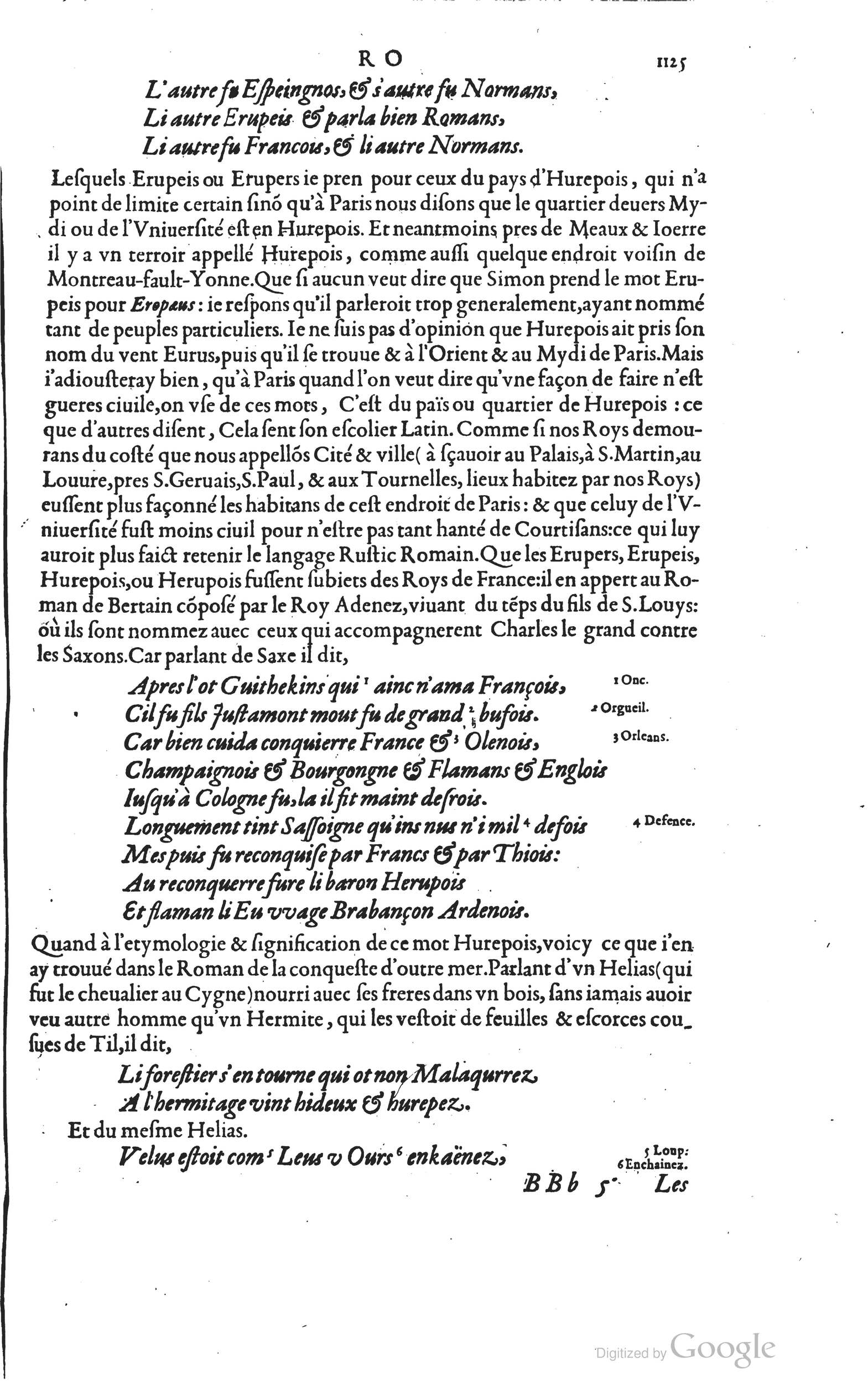 1585 - Barthélemy Honorat - Bibliothèques françaises - BSB Munich