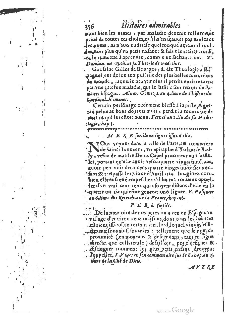 1610 - Paul Marceau - Trésor d’histoires admirables et mémorables - BSB Munich 1610 - Paul Marceau - Trésor d’histoires admirables et mémorables - BSB Munich