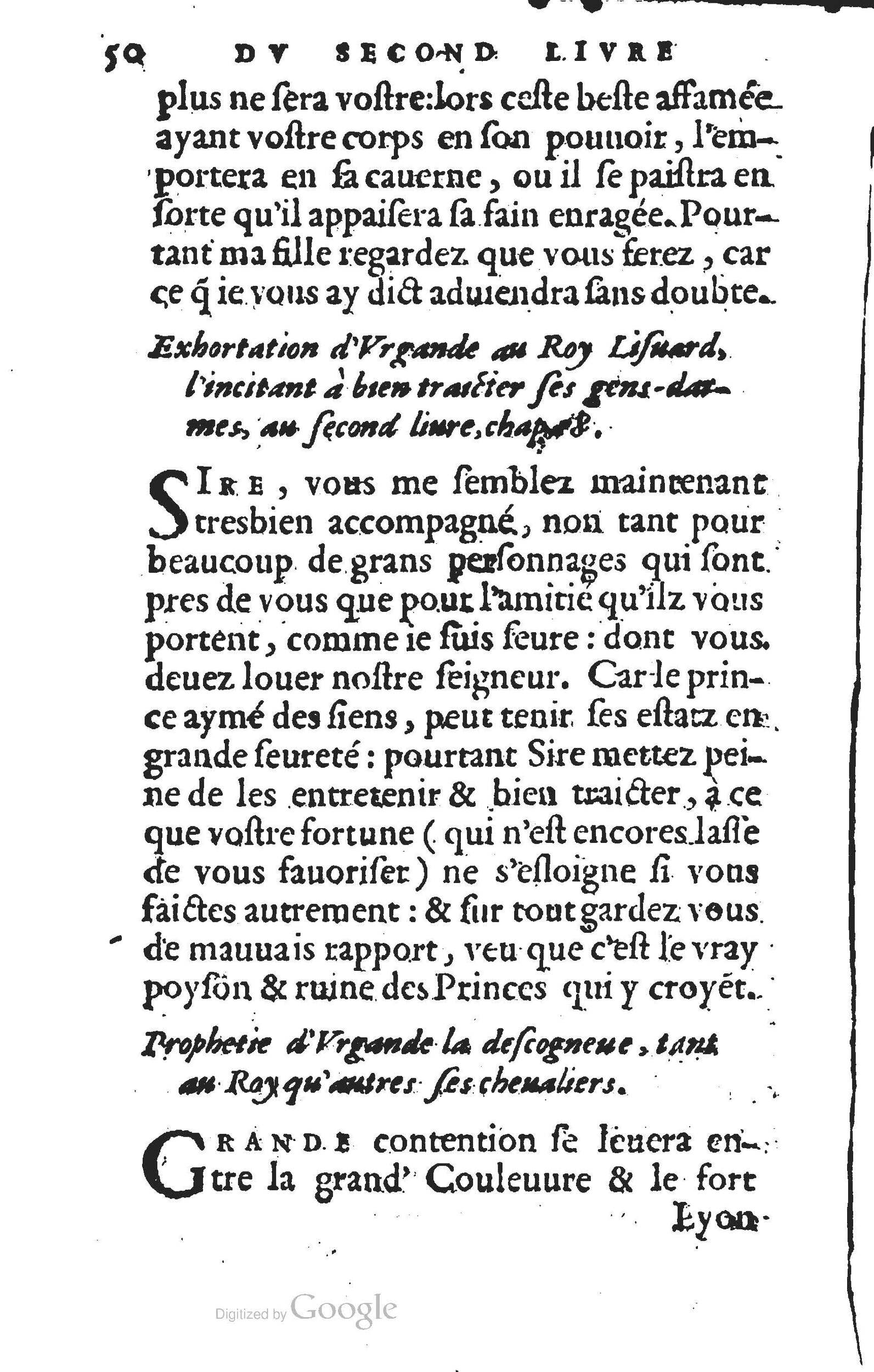 1560 - Jean d’Ogerolles et Gabriel Cotier Lyon - Trésor des Amadis - BSB Munich