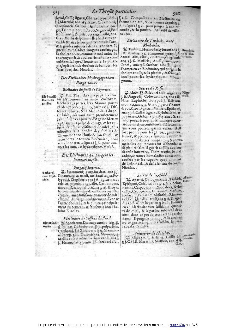 1609 - Étienne Gamonet - Grand dispensaire ou Trésor général et particulier des préservatifs - BIU Santé 1609 - Étienne Gamonet - Grand dispensaire ou Trésor général et particulier des préservatifs - BIU Santé