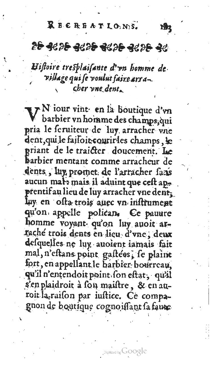 1627 - Jean Delamare - Trésor des récréations - BSB Munich