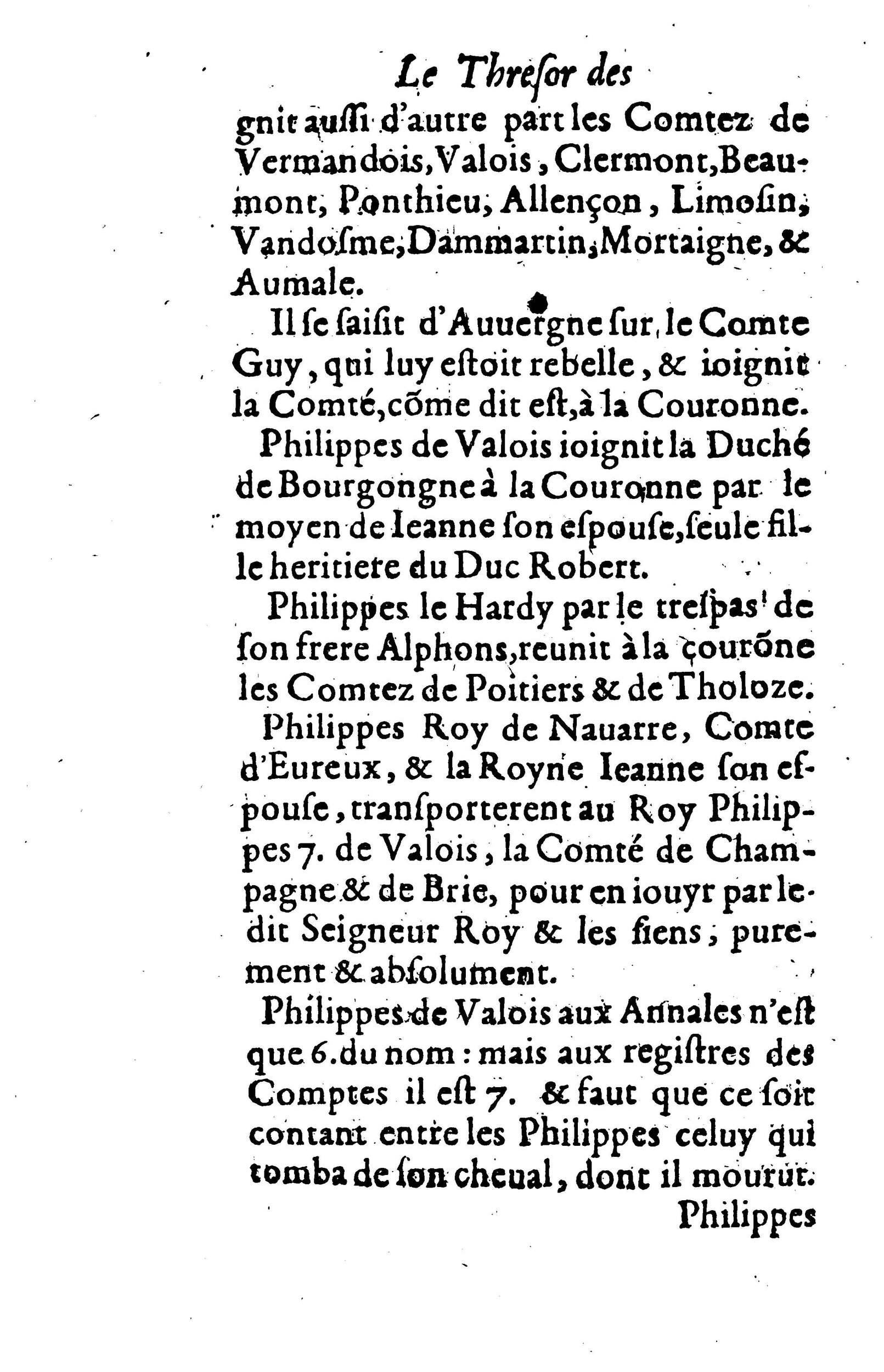1617 - Jean Corrozet - Trésor des histoires de France - BM Lyon