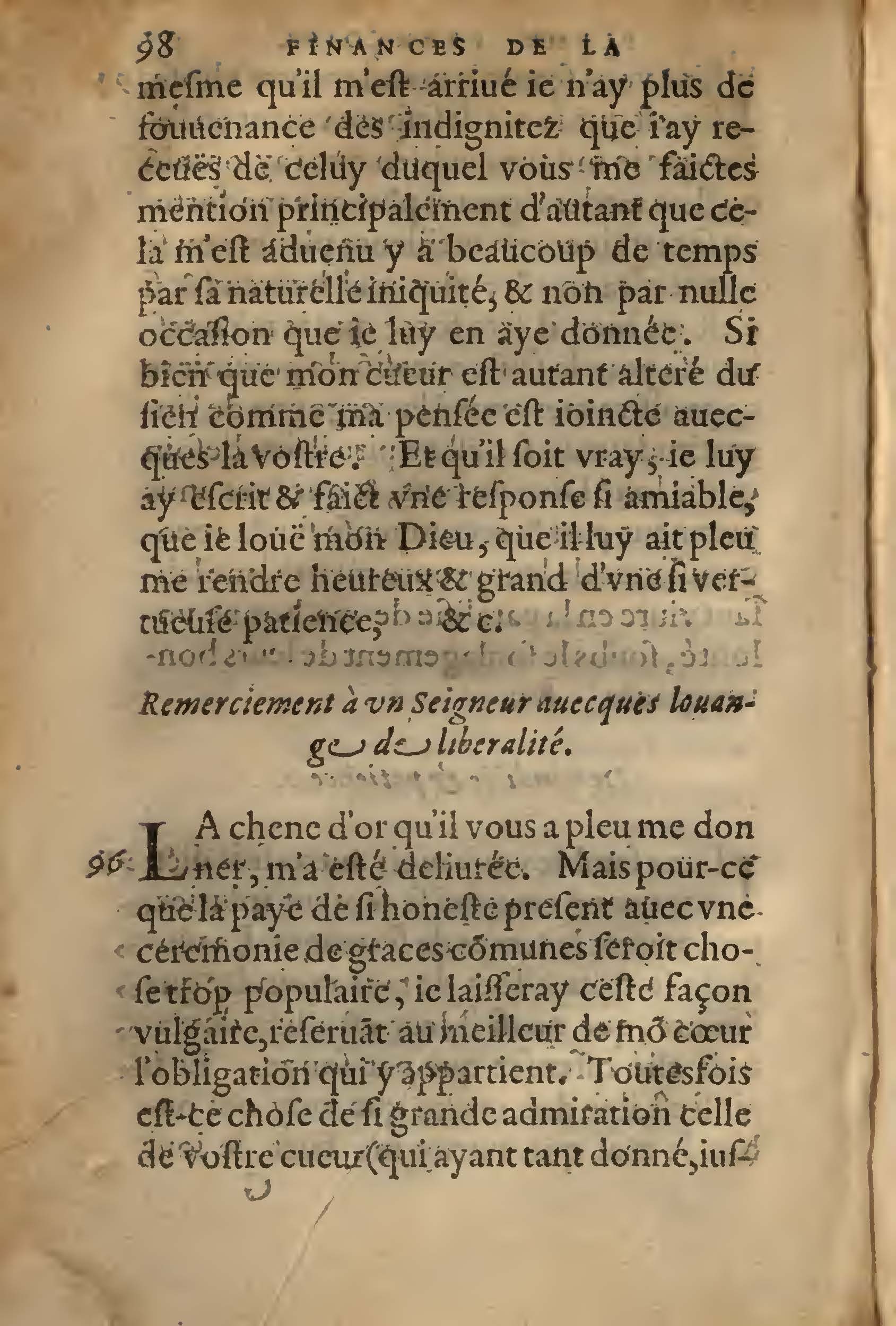 1572 - Lucas Breyer - Finances et Trésor de la plume française - BNC Rome