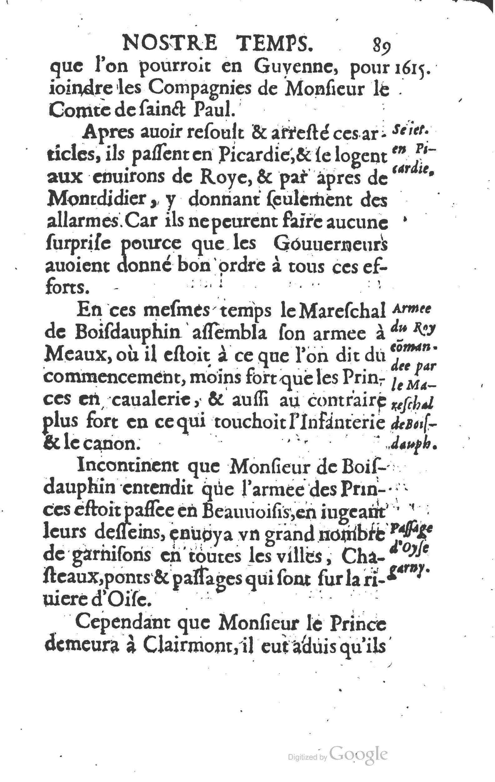 1624 - Joseph Bouillerot - Trésor de l’histoire générale de notre temps - BM Lyon 1624 - Joseph Bouillerot - Trésor de l’histoire générale de notre temps - BM Lyon