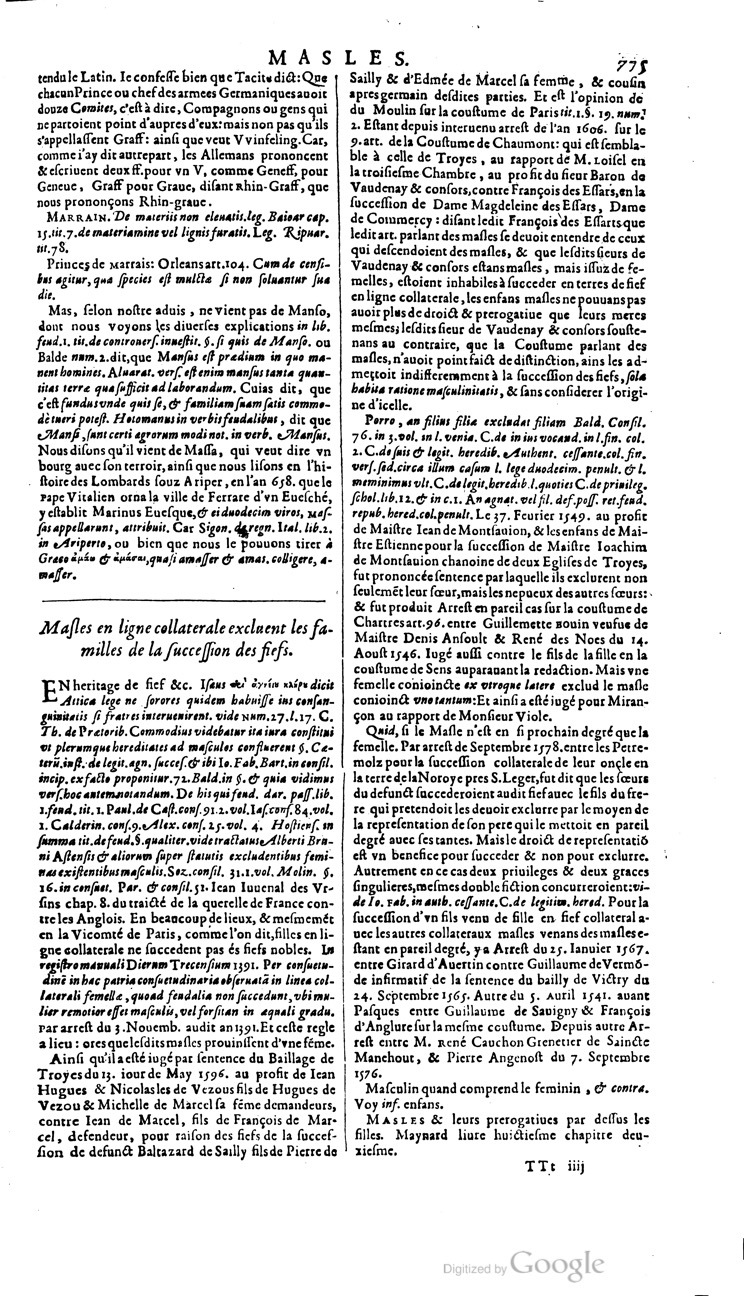 1629 - Veuve Nicolas Buon - Trésor du droit français (21754 T. 2) - BM Lyon
