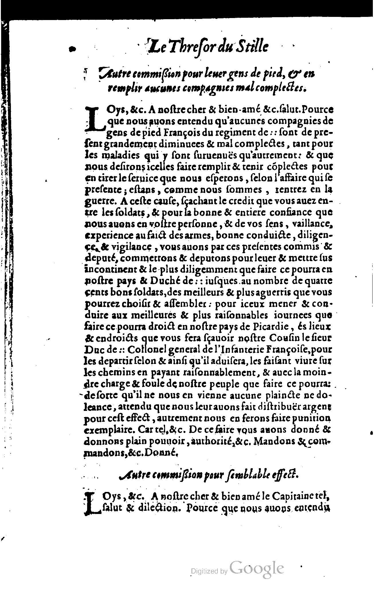 1614 - Jean Richer - Trésor du nouveau style et protocole de la chancellerie de France - BSB Munich