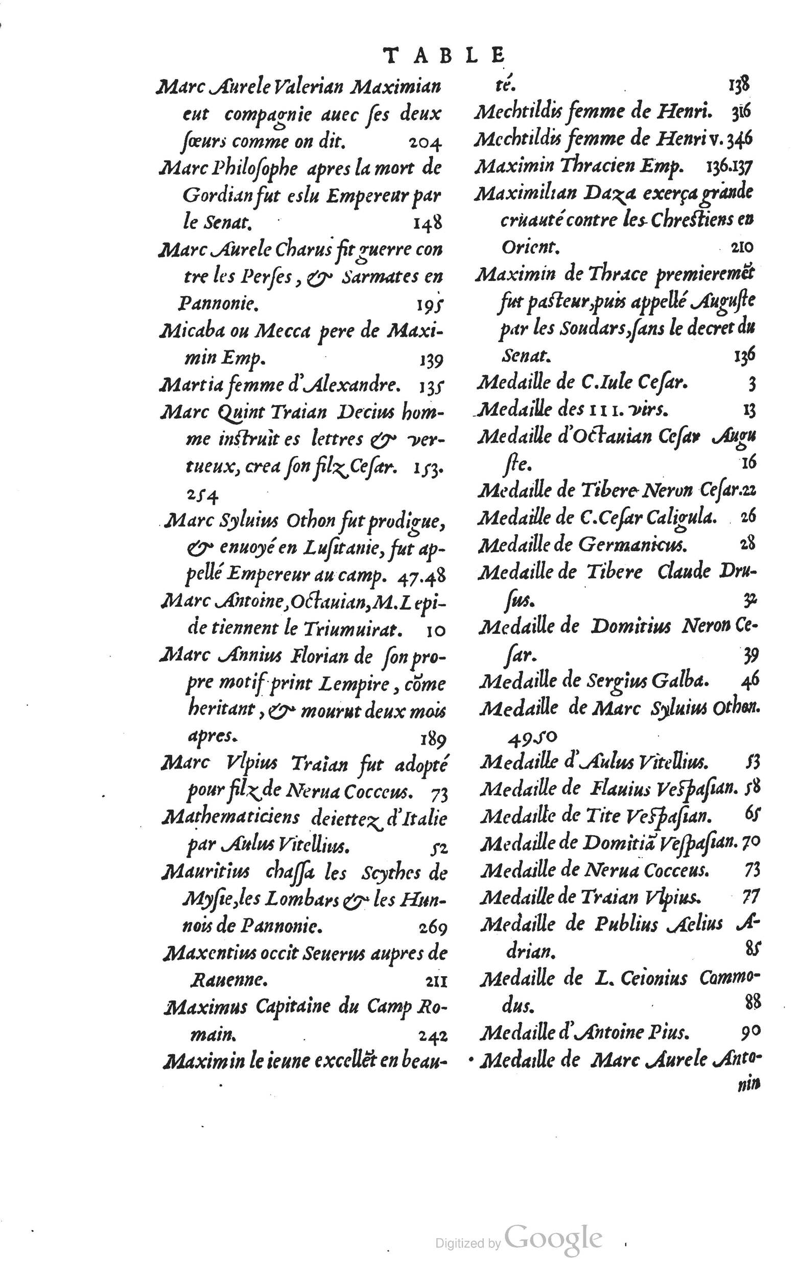 1553 - Jacopo Strada et Thomas Guérin - Épitome du Trésor des antiquités - Prague