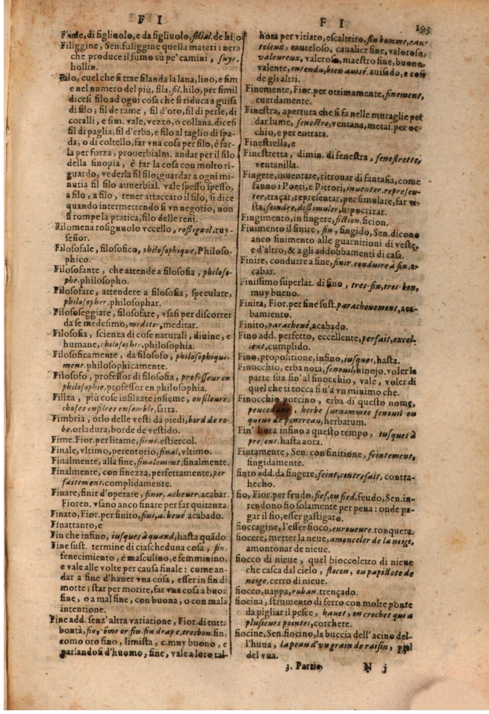 1637 - Jacques Crespin - Trésor des trois langues (Trois parties) - BSB Munich