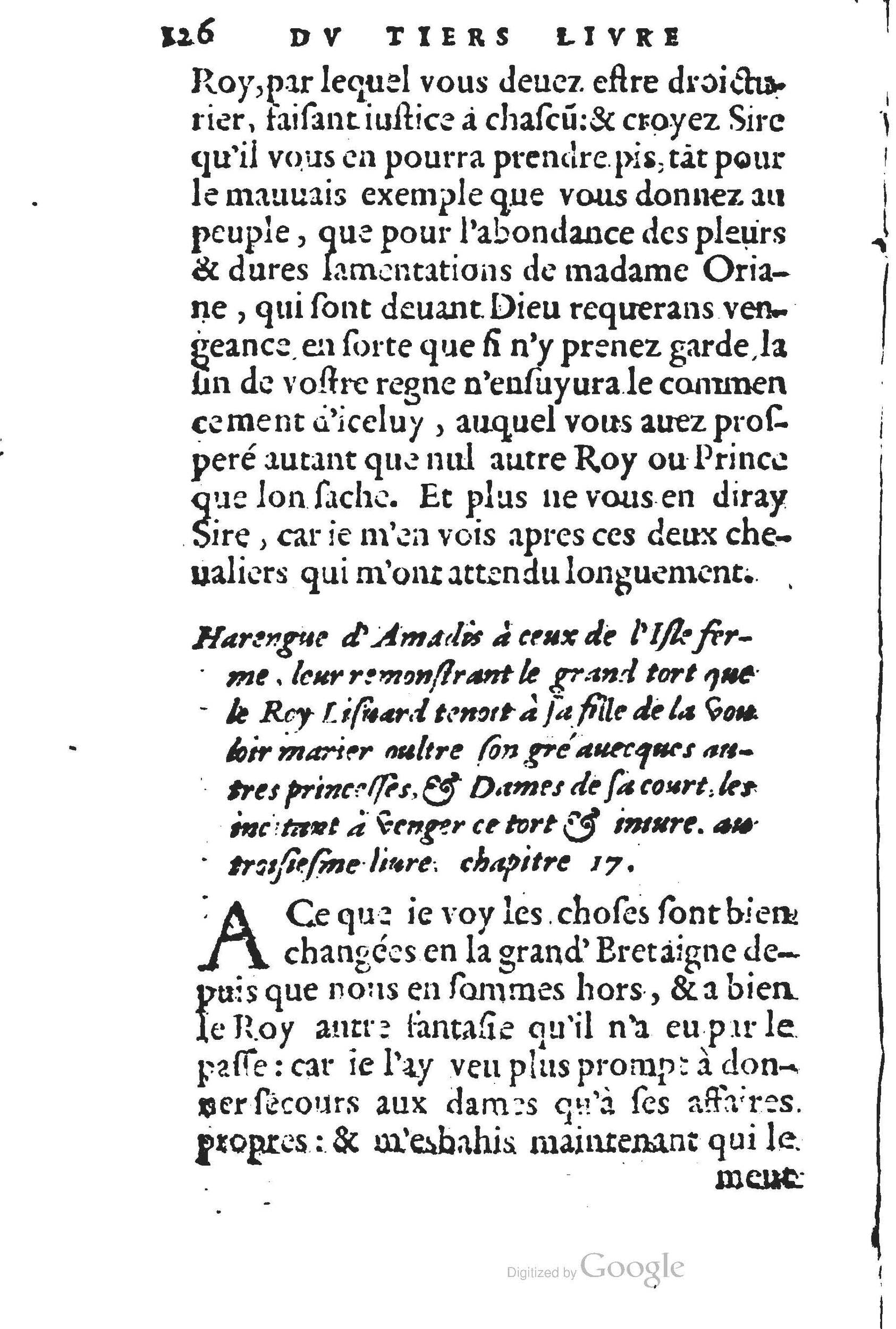 1560 - Jean d’Ogerolles et Gabriel Cotier Lyon - Trésor des Amadis - BSB Munich
