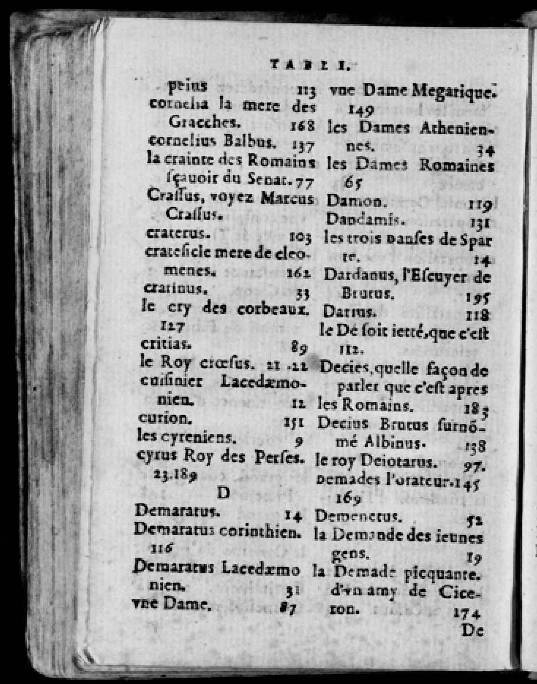 1574 - Benoît Rigaud - Trésor des vies de Plutarque - Avignon