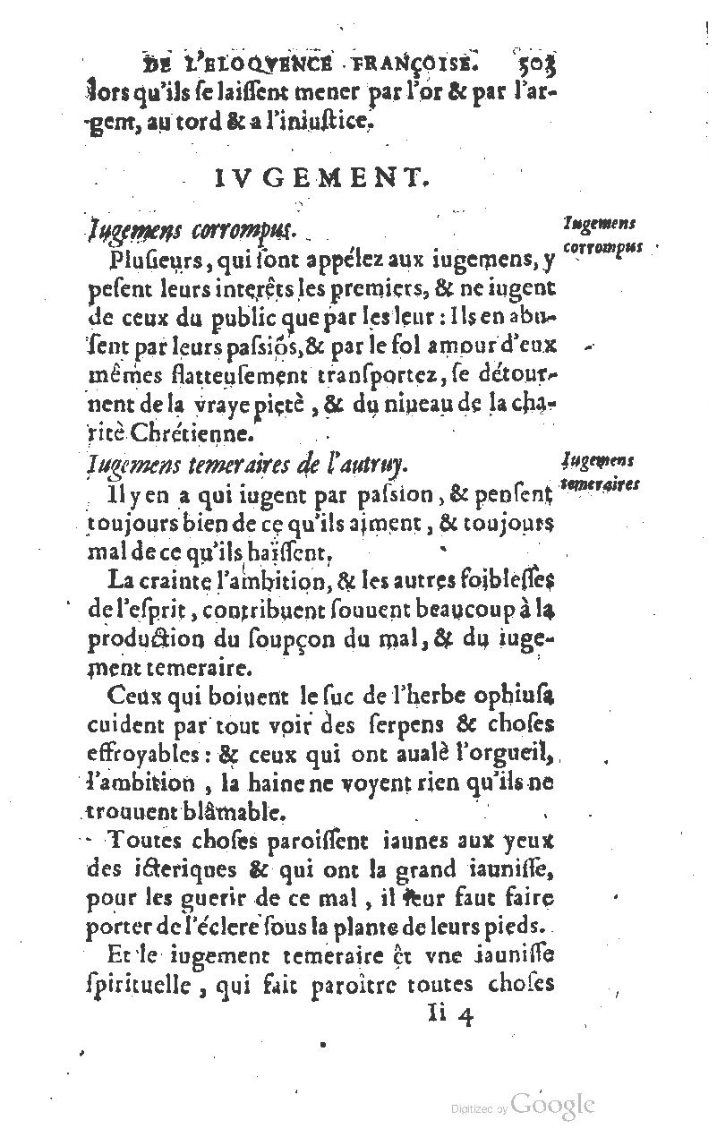 1610 - Louis Coste - Trésor de l’éloquence française (Seconde partie) - BM Lyon