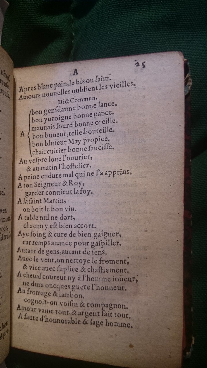 1579 - Nicolas Lescuyer - Trésor des sentences dorées - BnF